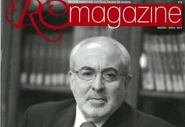 El presidente de la UCAM, Socio de Honor del Real Casino de Murcia