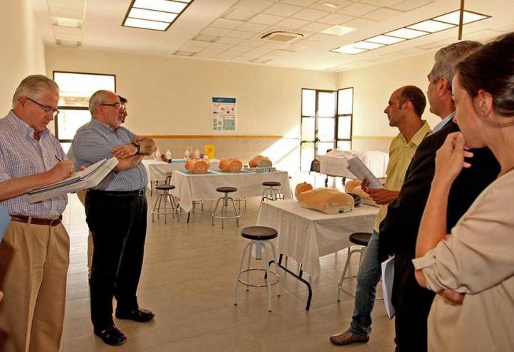 La Consejería de Universidades inspecciona el Campus de Cartagena de la UCAM para su apertura