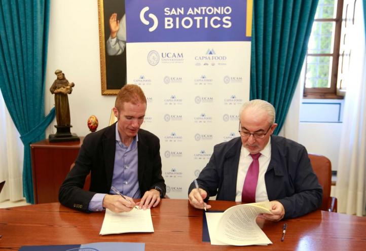UCAM y Capsa Food constituyen San Antonio Biotics