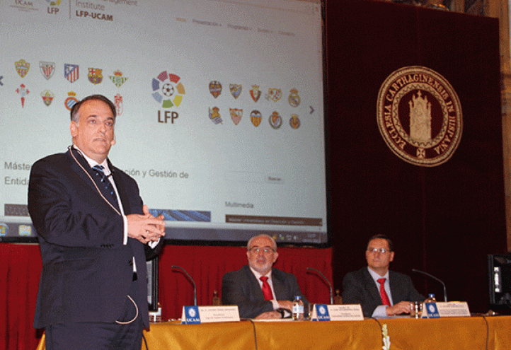 La UCAM y la LFP unen sus fuerzas para profesionalizar la formación en el deporte