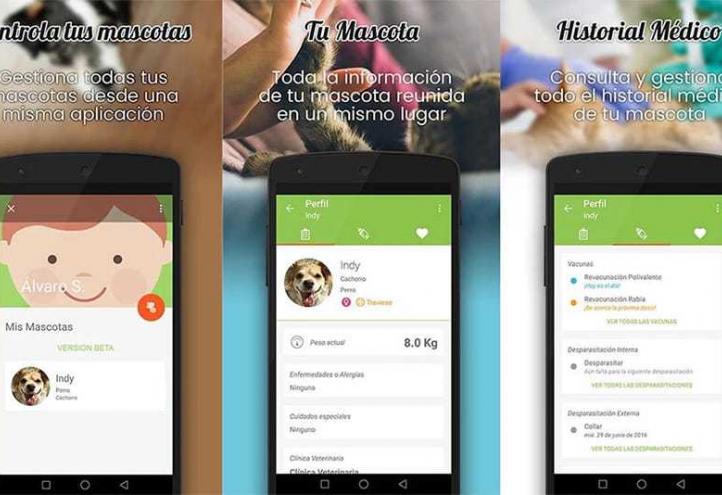  Un alumno desarrolla una app para gestionar cuidados animales