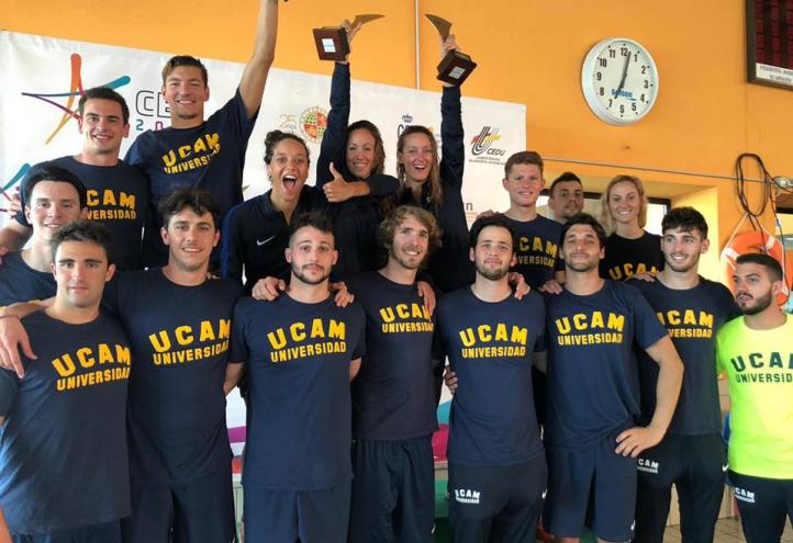 La UCAM vuelve a batir el récord de medallas en el Campeonato de España Universitario