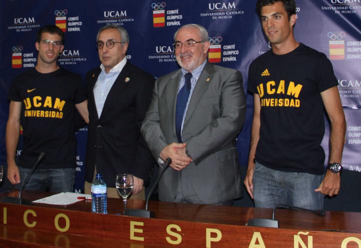 Miguel Ángel López y Eusebio Cáceres: el futuro del atletismo español pasa por la UCAM