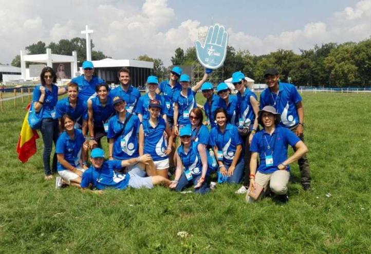 Medio centenar de voluntarios de la UCAM colaboran en la JMJ