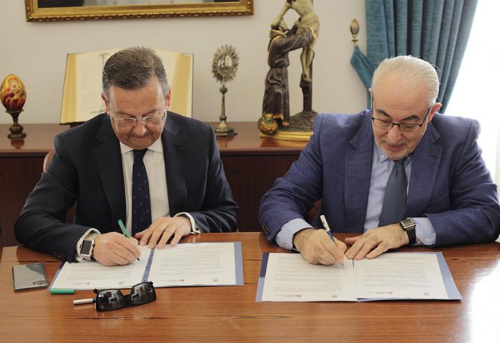 La UCAM firma un convenio con la Fundación Laboral de la Construcción para complementar la formación de alumnos y profesores de la Escuela Politécnica Superior