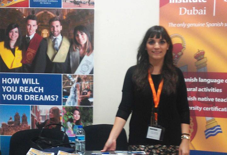 La UCAM participa en la Feria de universidades y empresas educativas de Dubai