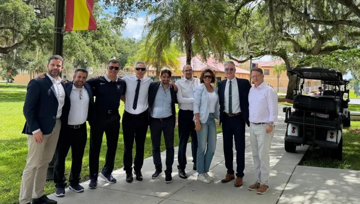 Representantes de la UCAM visitando St. Leo University.