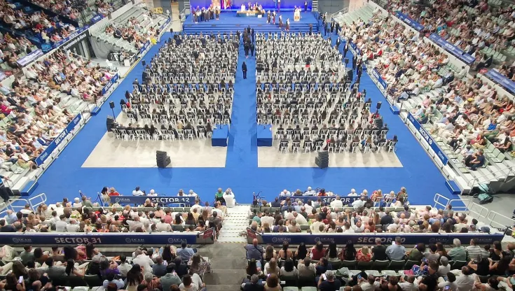 La UCAM ha graduado estos días a cerca de 3.000 estudiantes, en nueve ceremonias celebradas en Murcia y Cartagena.