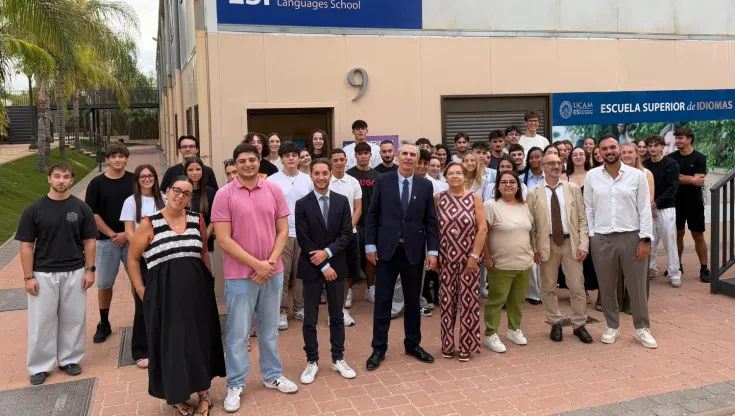 Un grupo de los alumnos que cursarán el Summer Program de la UCAM.