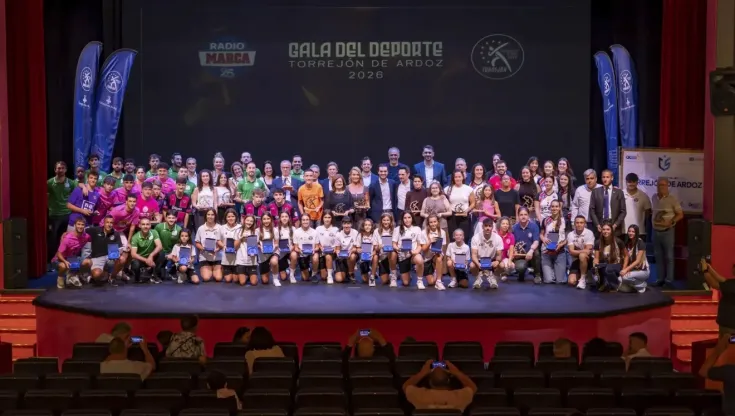 Premiados en la Gala del Deporte 2026 del Ayuntamiento de Torrejón de Ardoz.